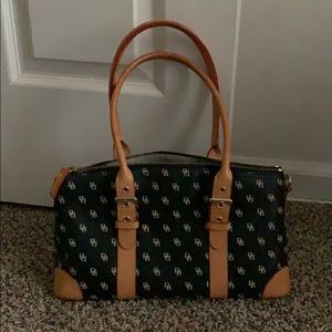Dooney & Bourke Suede Domed Zip Satchel and extras